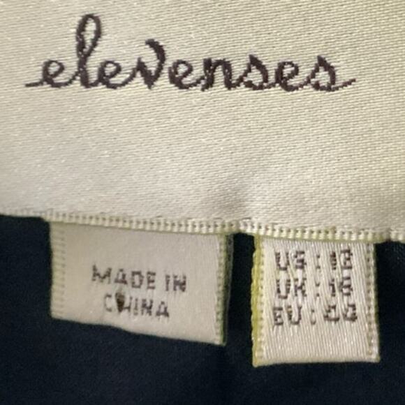 Elevenses Blazer Jacket Womens 12 Wool Blend One Button Tailored Fit Workwear - Picture 10 of 11